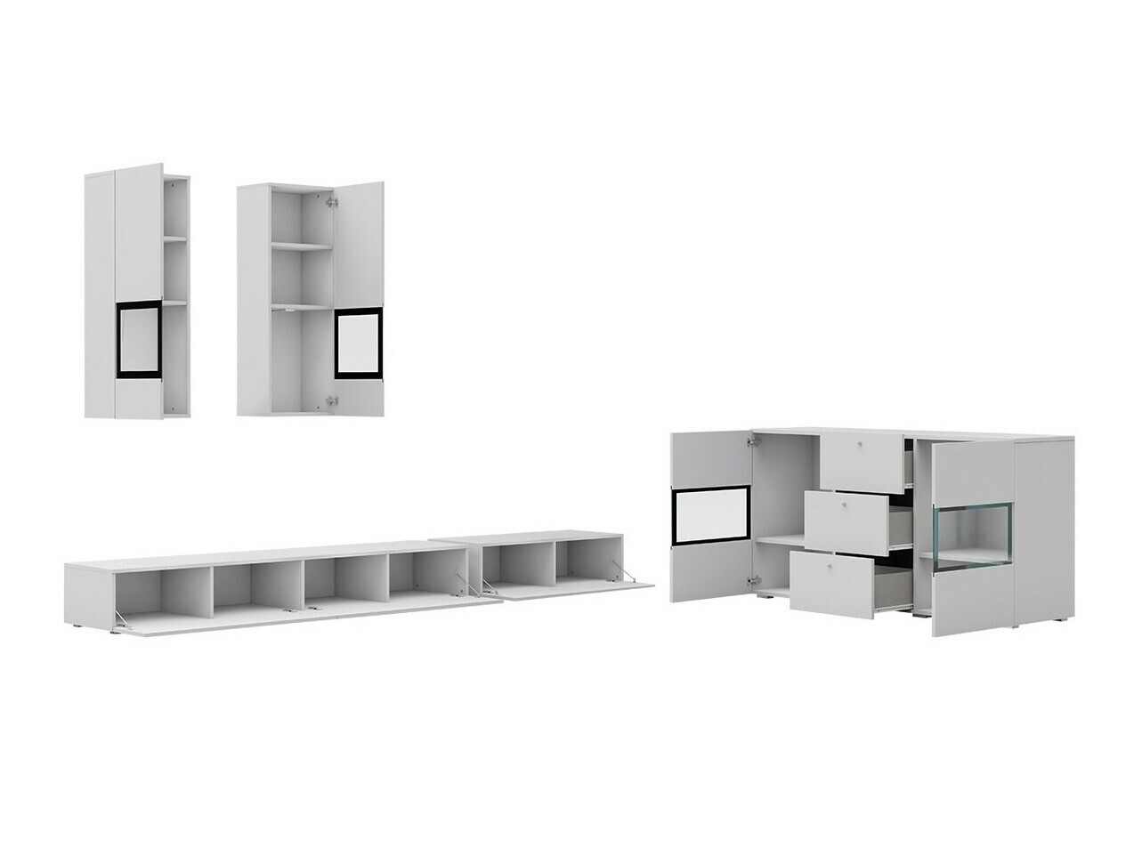 Wohnzimmer-Sets Serodeu 104 (Beton)