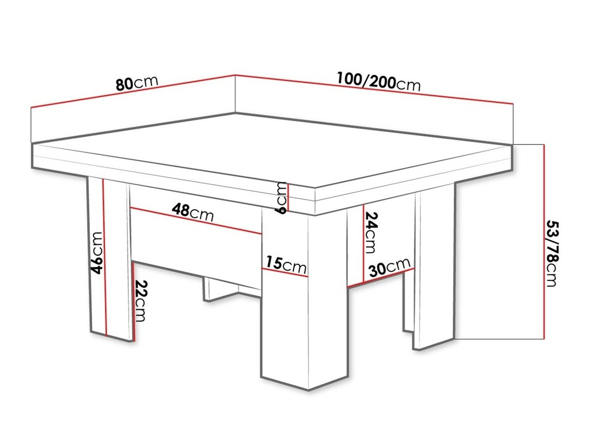 Couchtisch-Transformer Stanton 102 (Sonoma-Eiche)