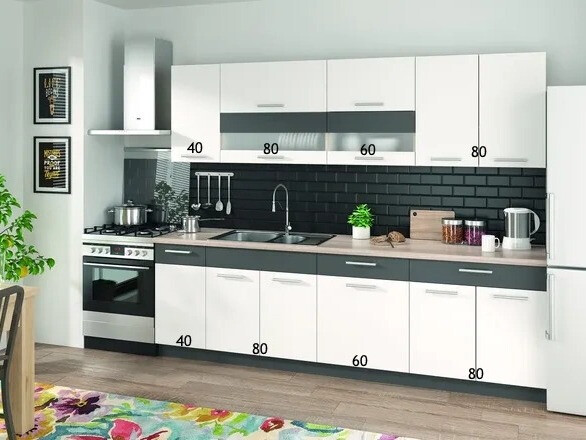 Modulares Küchenset Mode White 128