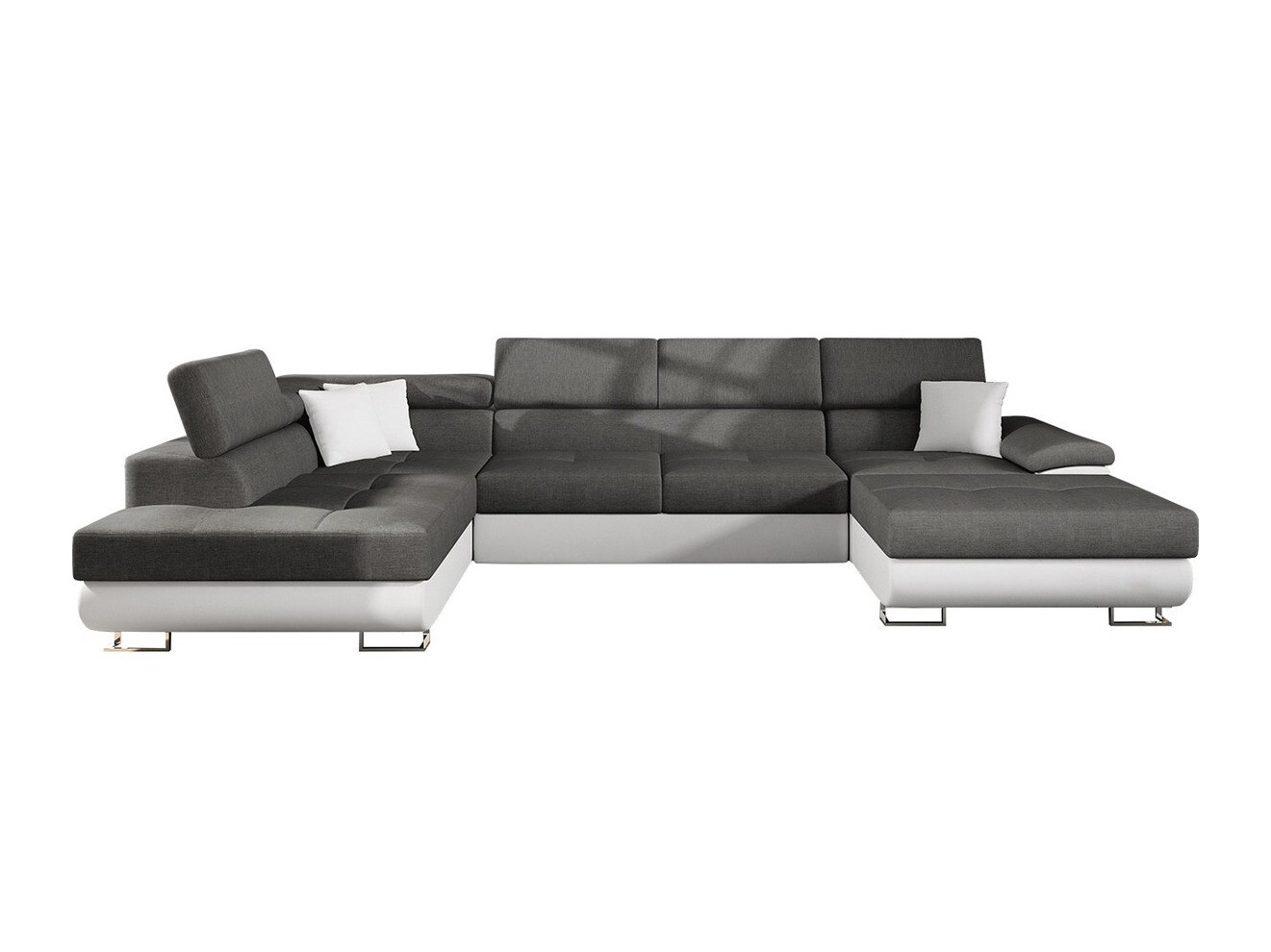 Ecksofa Comfivo Ruta IV (Soft 017 + Lux 06 + Soft 017)