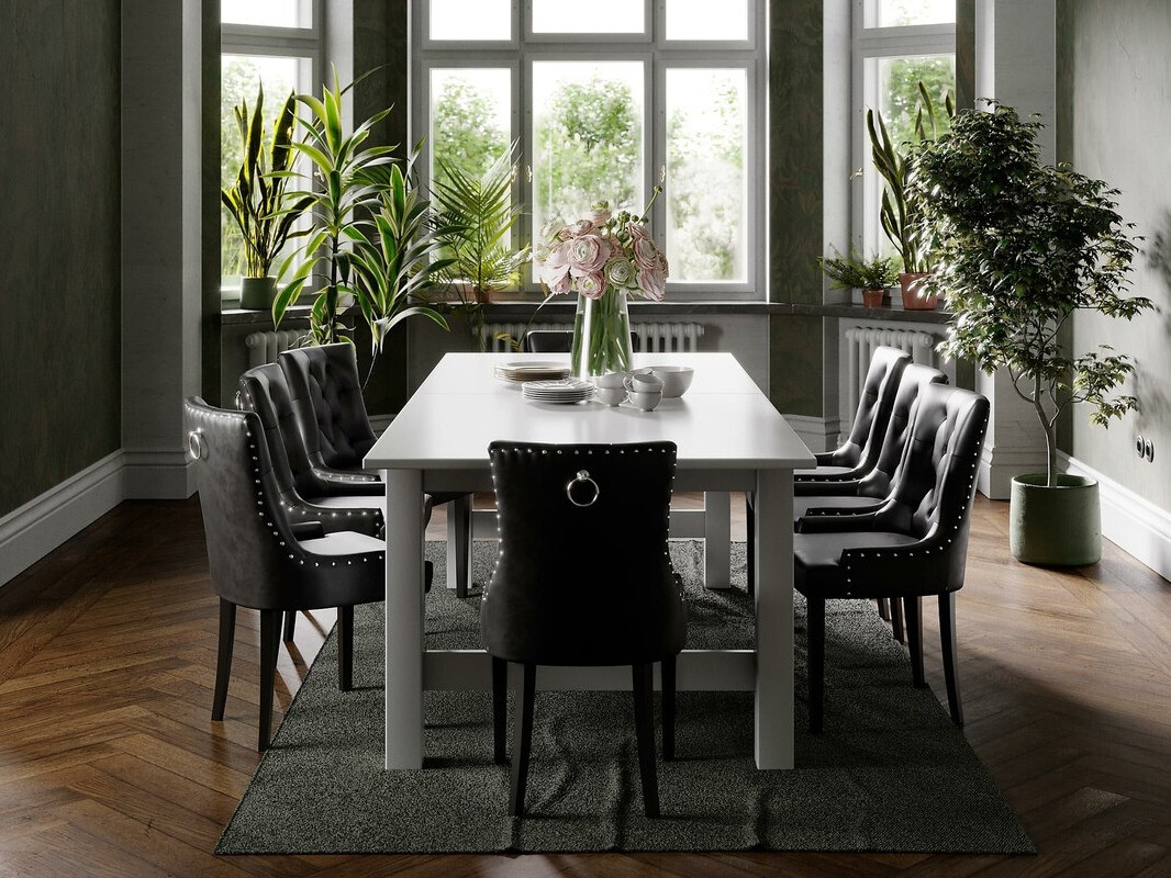 Esszimmergarnitur Scandinavian Choice 574 (Schwarz)