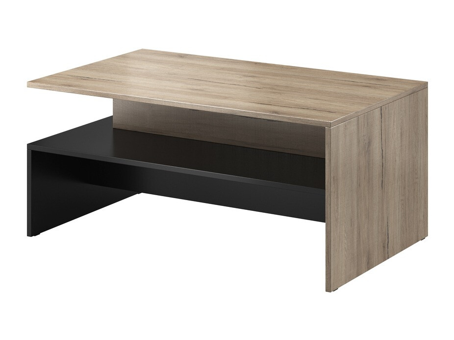 Couchtisch Serodeu 103 (San-Remo-Eiche + Schwarz)