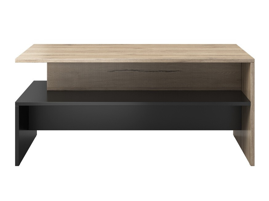 Couchtisch Serodeu 103 (San-Remo-Eiche + Schwarz)