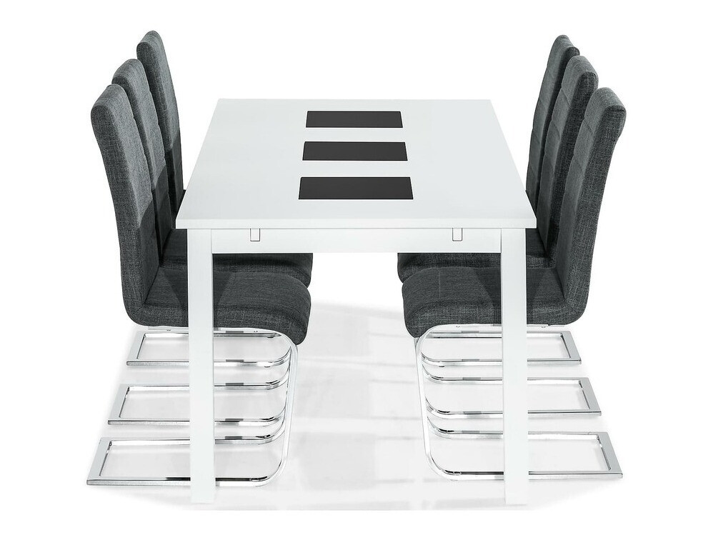 Essgruppe Scandinavian Choice 567 (Weiss + Grau)