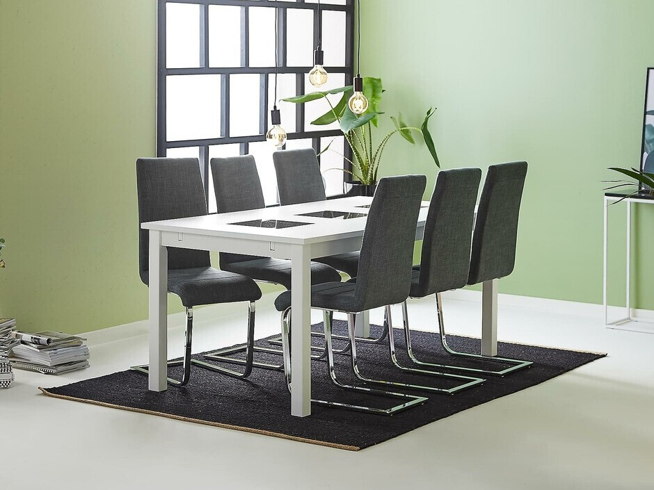 Essgruppe Scandinavian Choice 567 (Weiss + Grau)