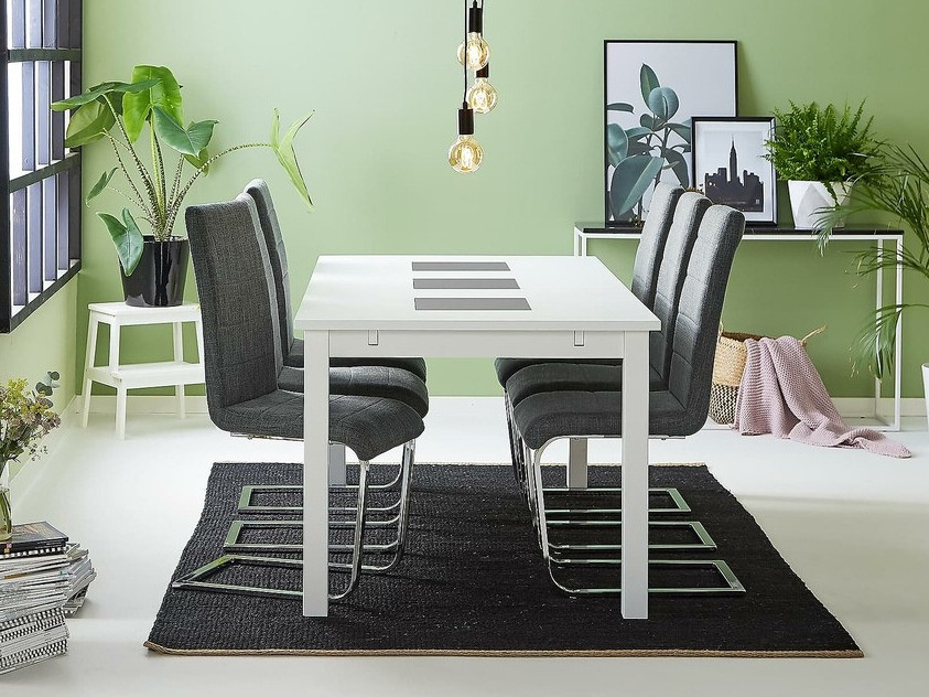 Essgruppe Scandinavian Choice 567 (Weiss + Grau)