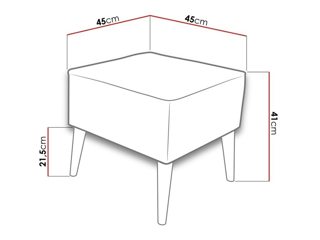 Hocker Comfivo Ulmus I (Alfa 01)