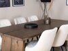 Essgruppe Dallas 1807 (Schwarz + Beige)