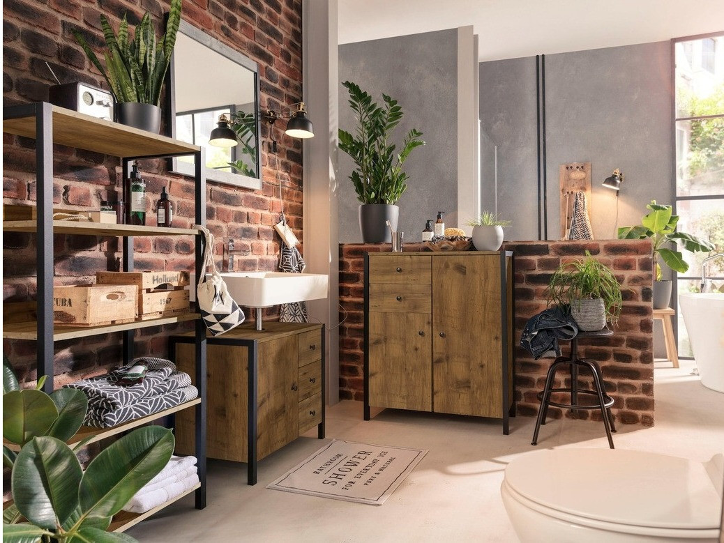 Stehender Badezimmerschrank Larnovo 106