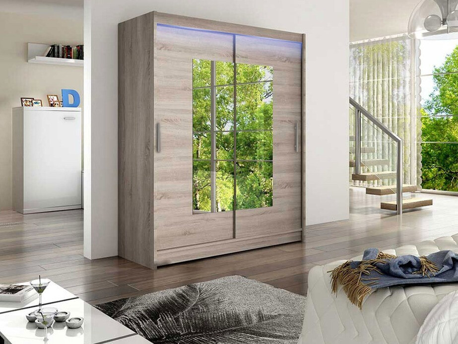 Kleiderschrank Closico Camera III (Trüffel eichenholzoptik)