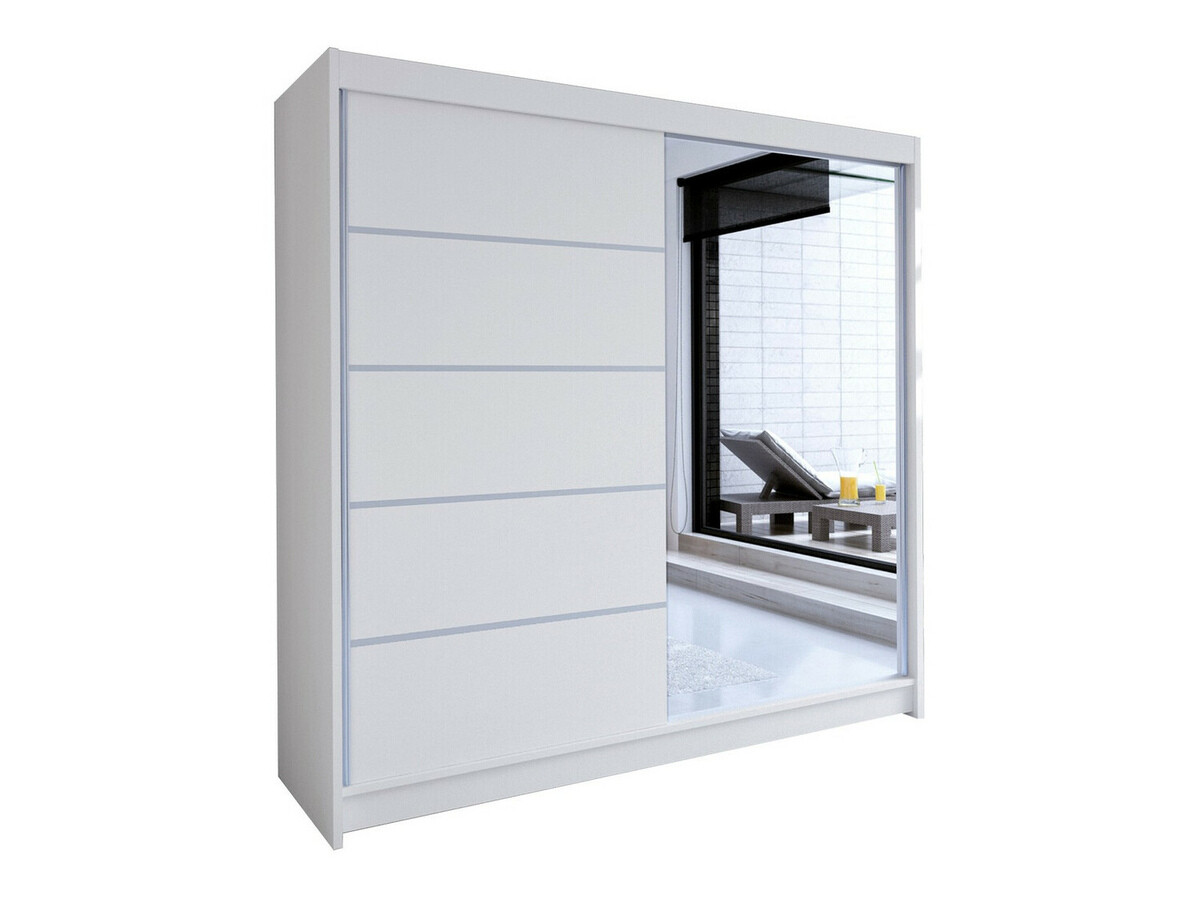 Kleiderschrank Closico Cavaris III (Weiss)