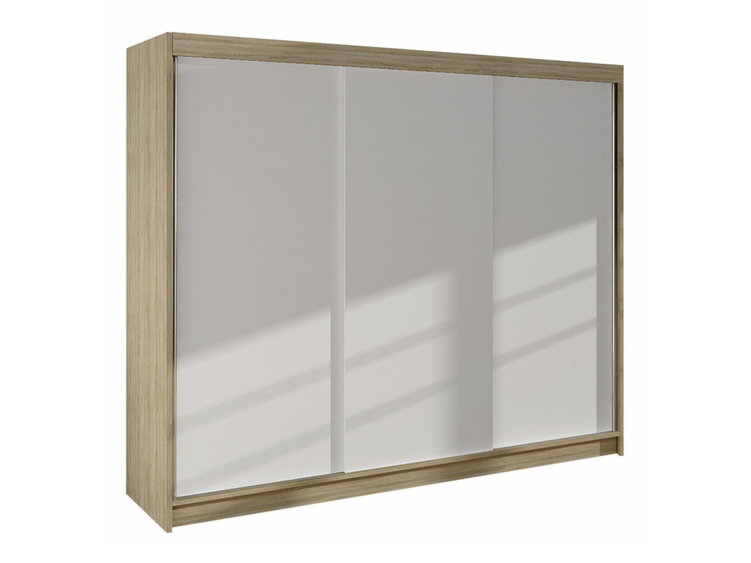Kleiderschrank Closico Durion II (Sonoma-Eiche + Weiss)