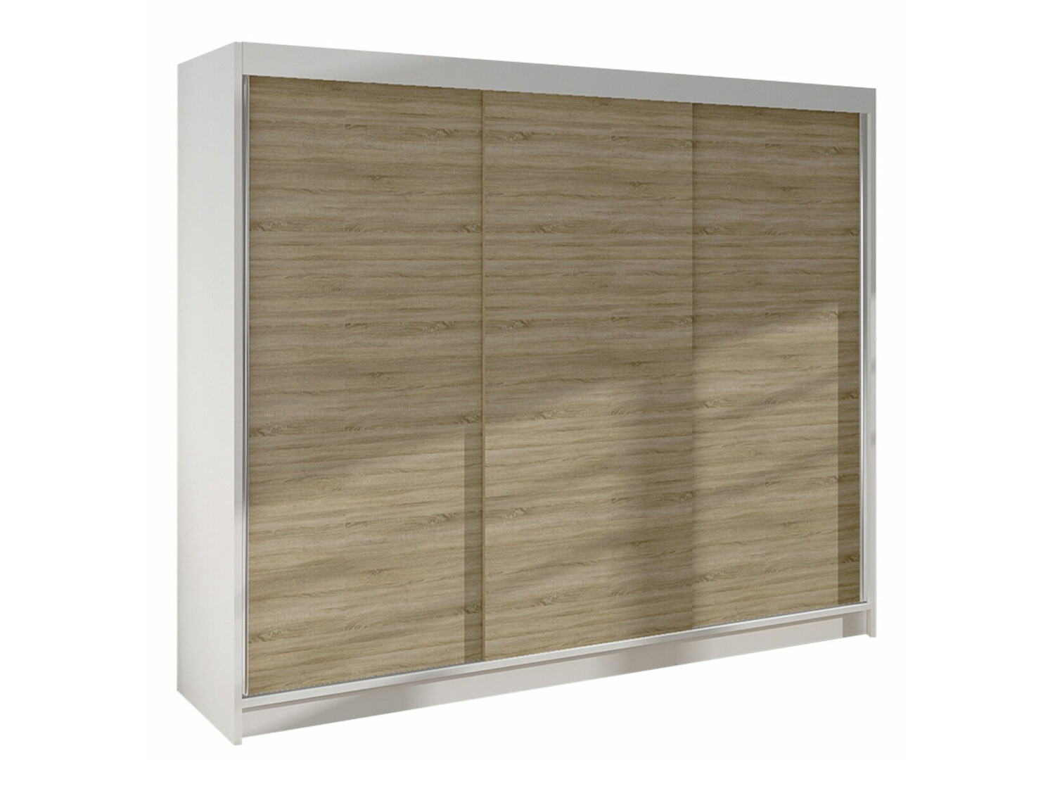Kleiderschrank Closico Durion II (Weiss + Sonoma-Eiche)