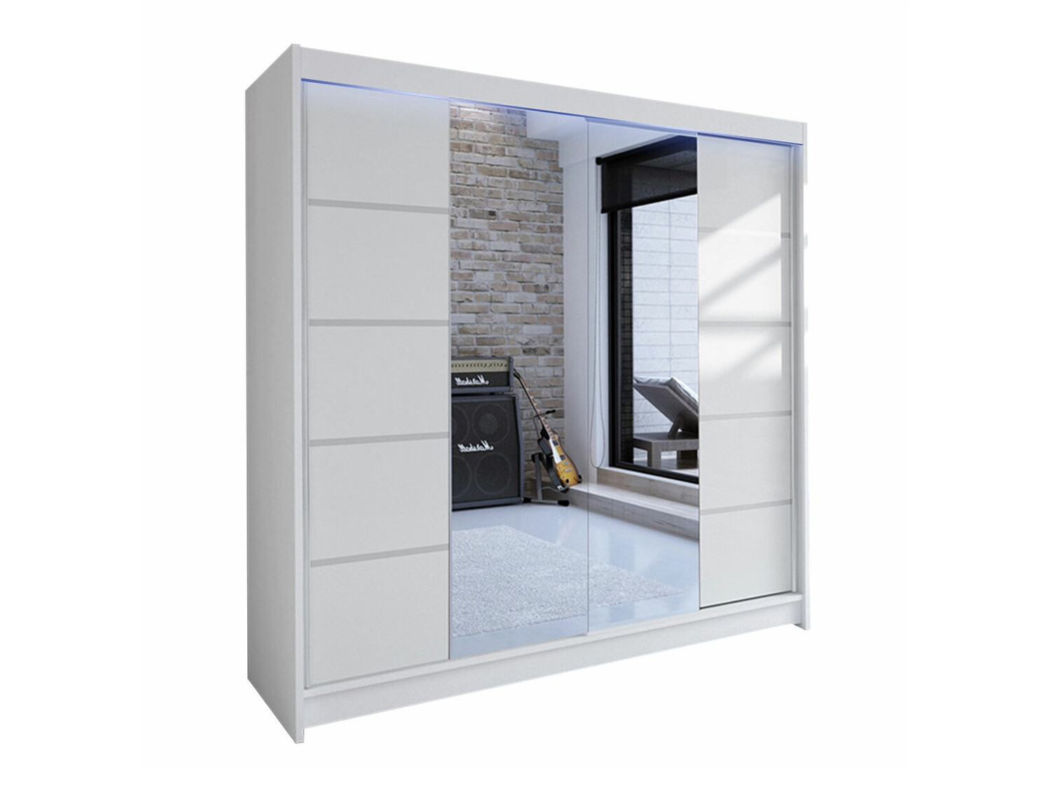 Kleiderschrank Closico Cavaris V (Weiss)