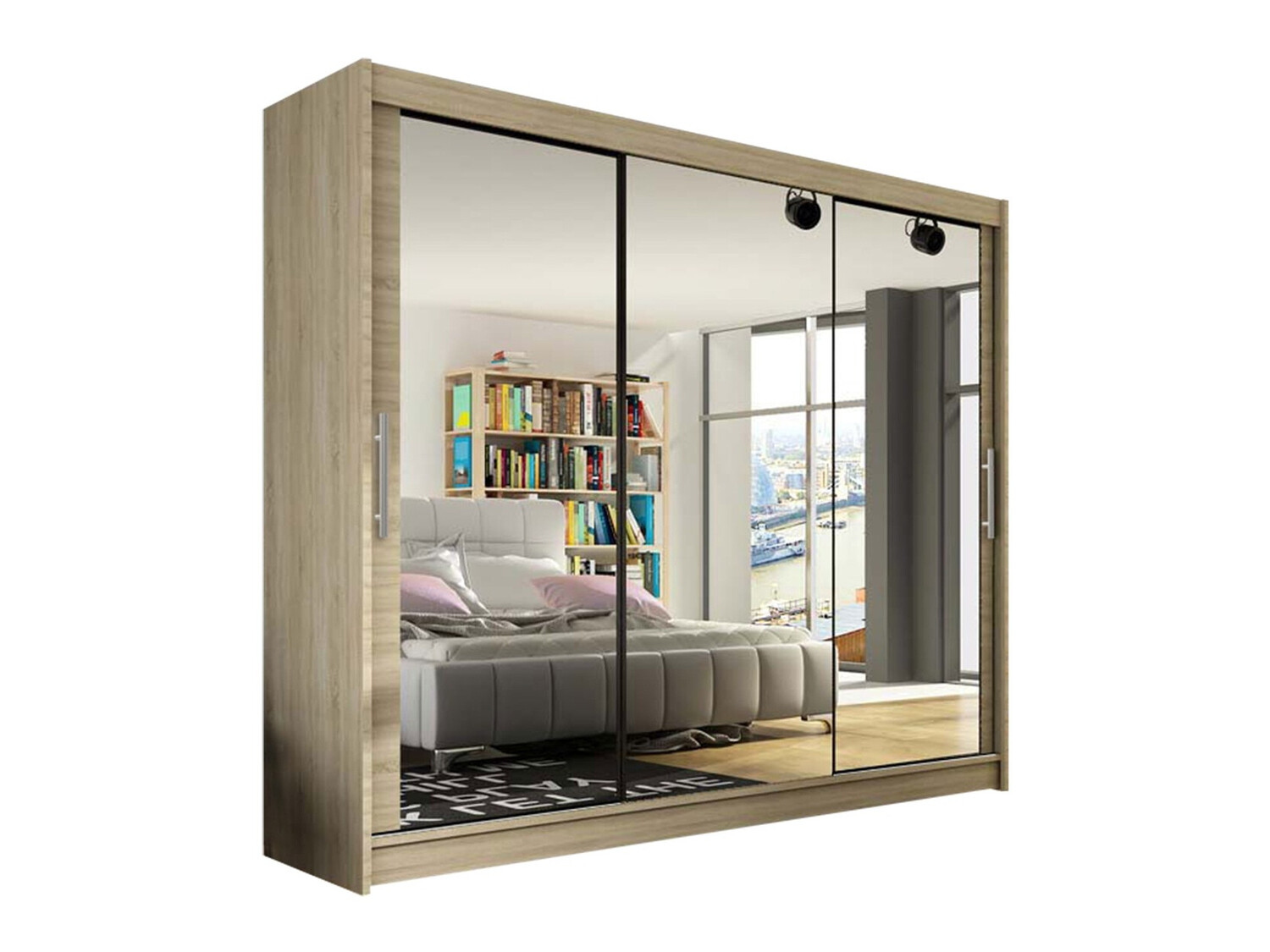 Kleiderschrank Closico Ordo III (Sonoma eichenholz)