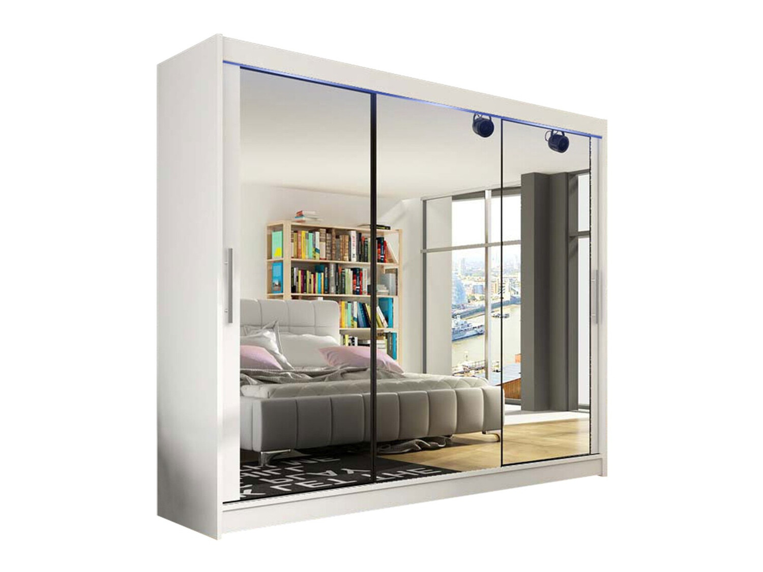 Kleiderschrank Closico Ordo III (Weiss)