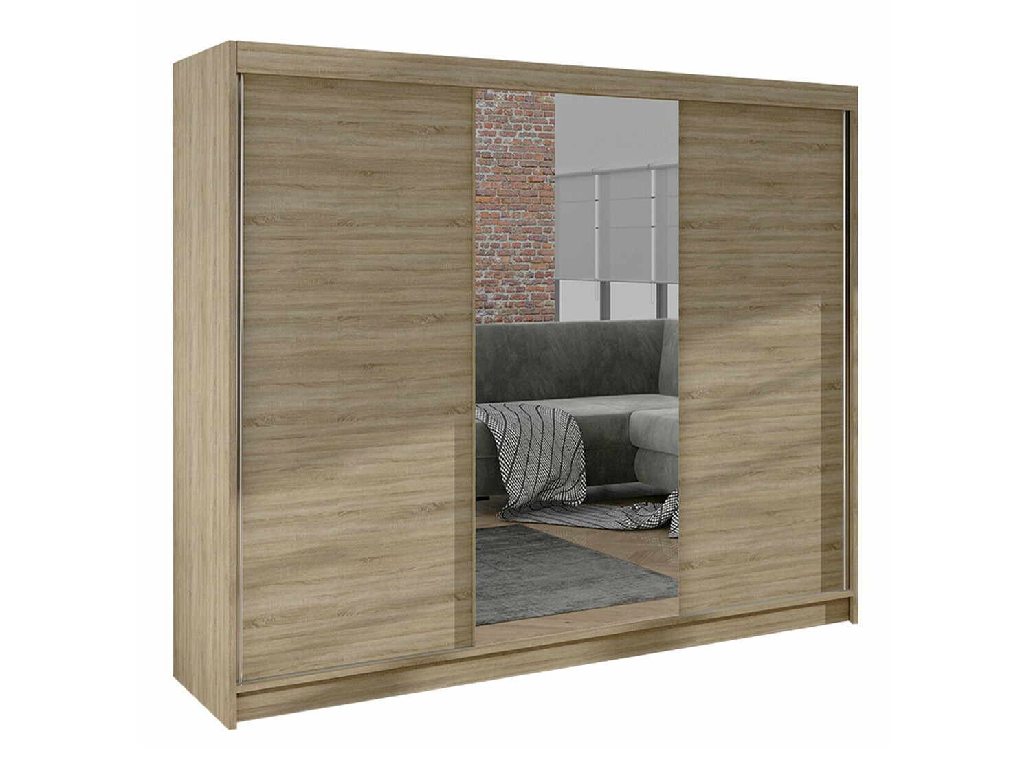Kleiderschrank Closico Durion I (Sonoma-Eiche)