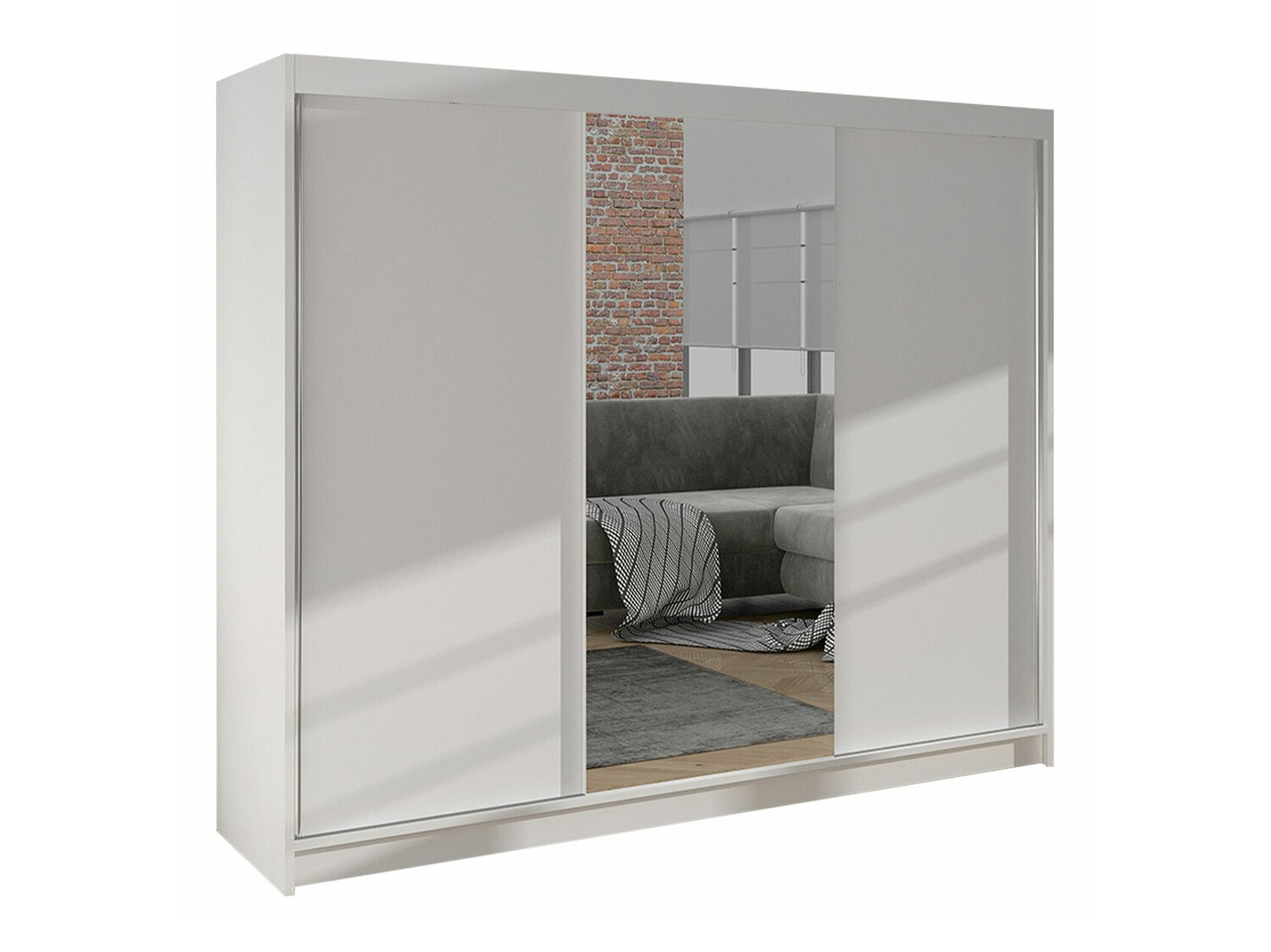 Kleiderschrank Closico Durion I (Weiss)