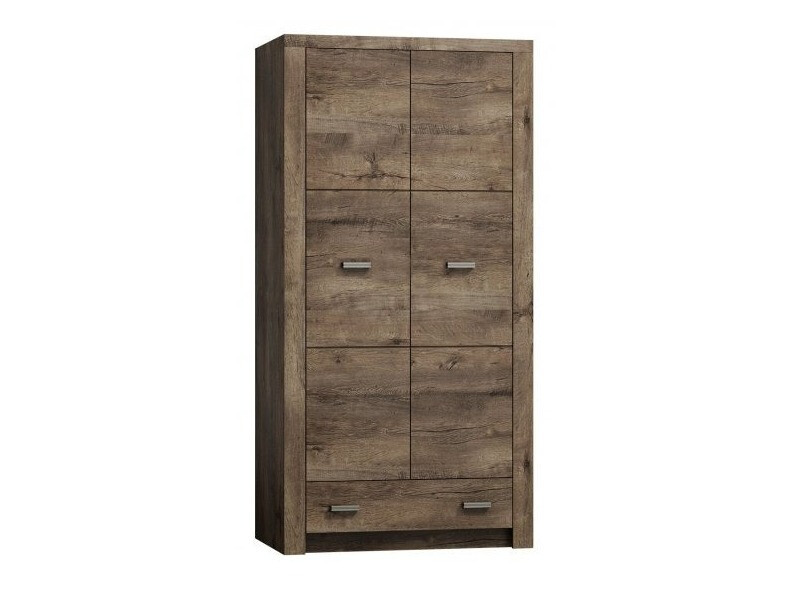 Kleiderschrank Serfeno 100 (Esche dunkel)