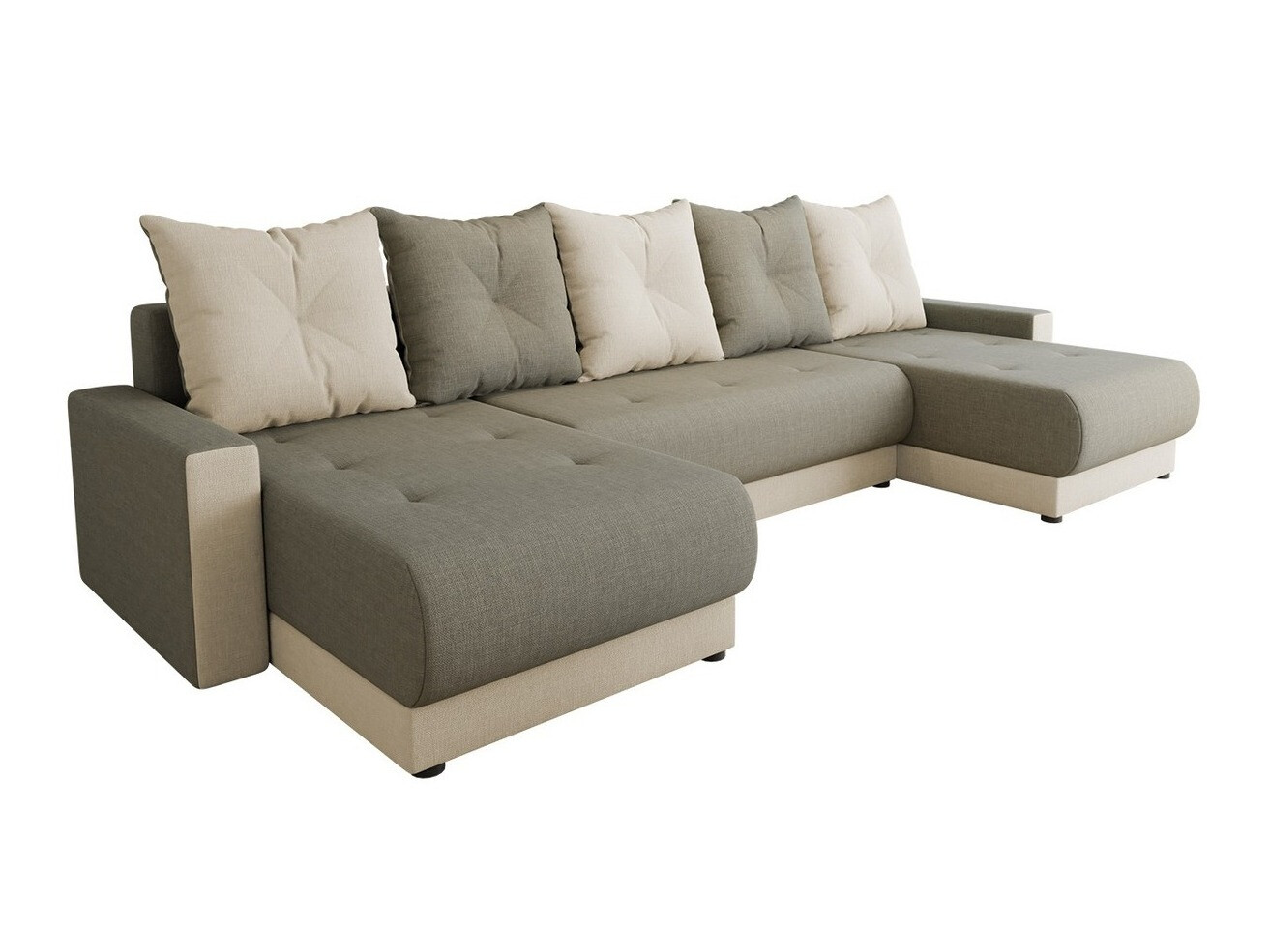 Ecksofa Memphis 106 (Lux 01 + Lux 26)