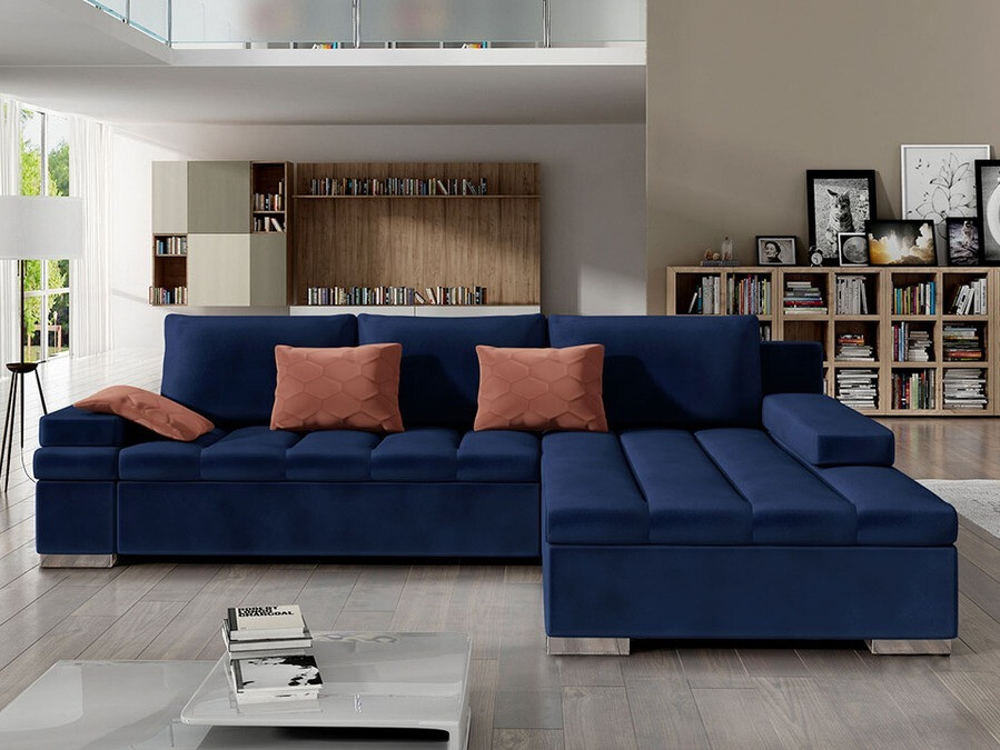 Ecksofa Comfivo 113 (Magic Velvet 2216 + Magic Velvet pik 2258)