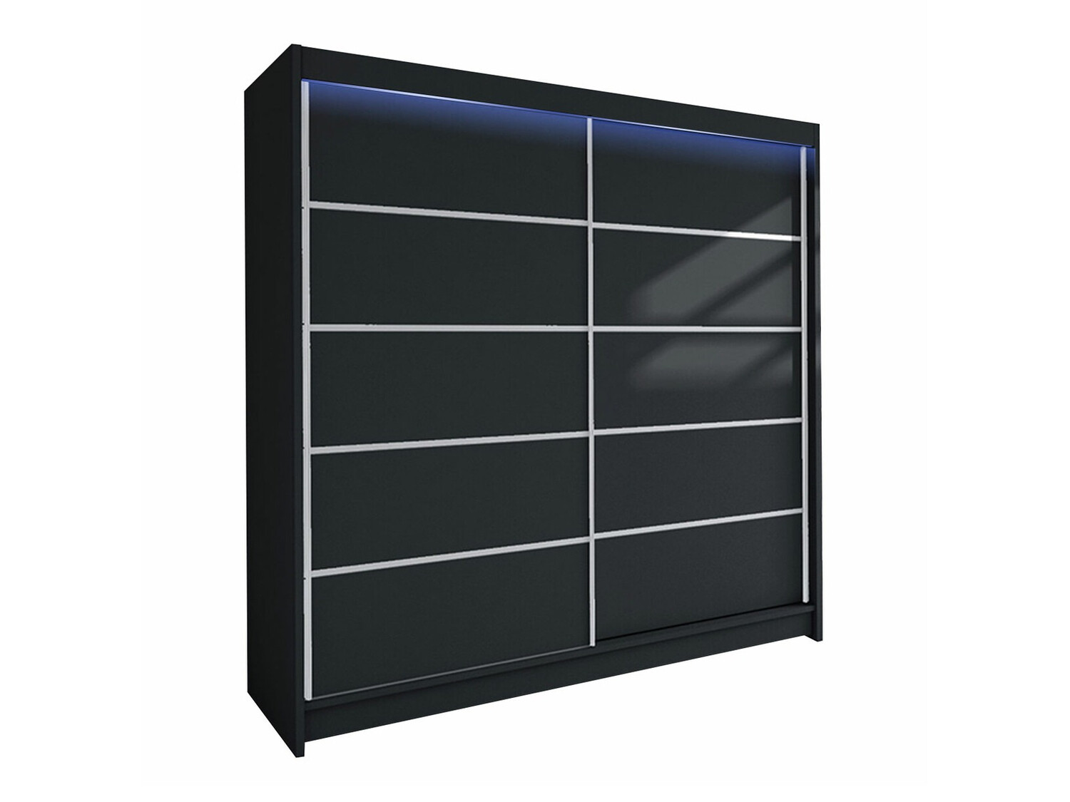 Kleiderschrank Closico Cavaris IV (Schwarz)