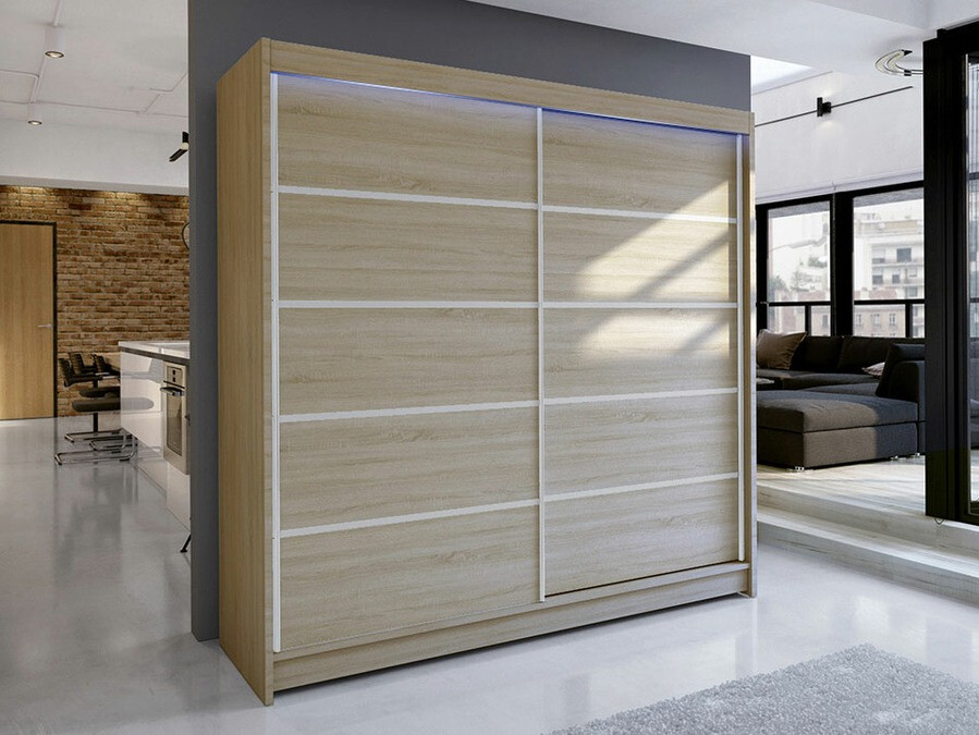 Kleiderschrank Closico Cavaris IV (Sonoma eichenholz)