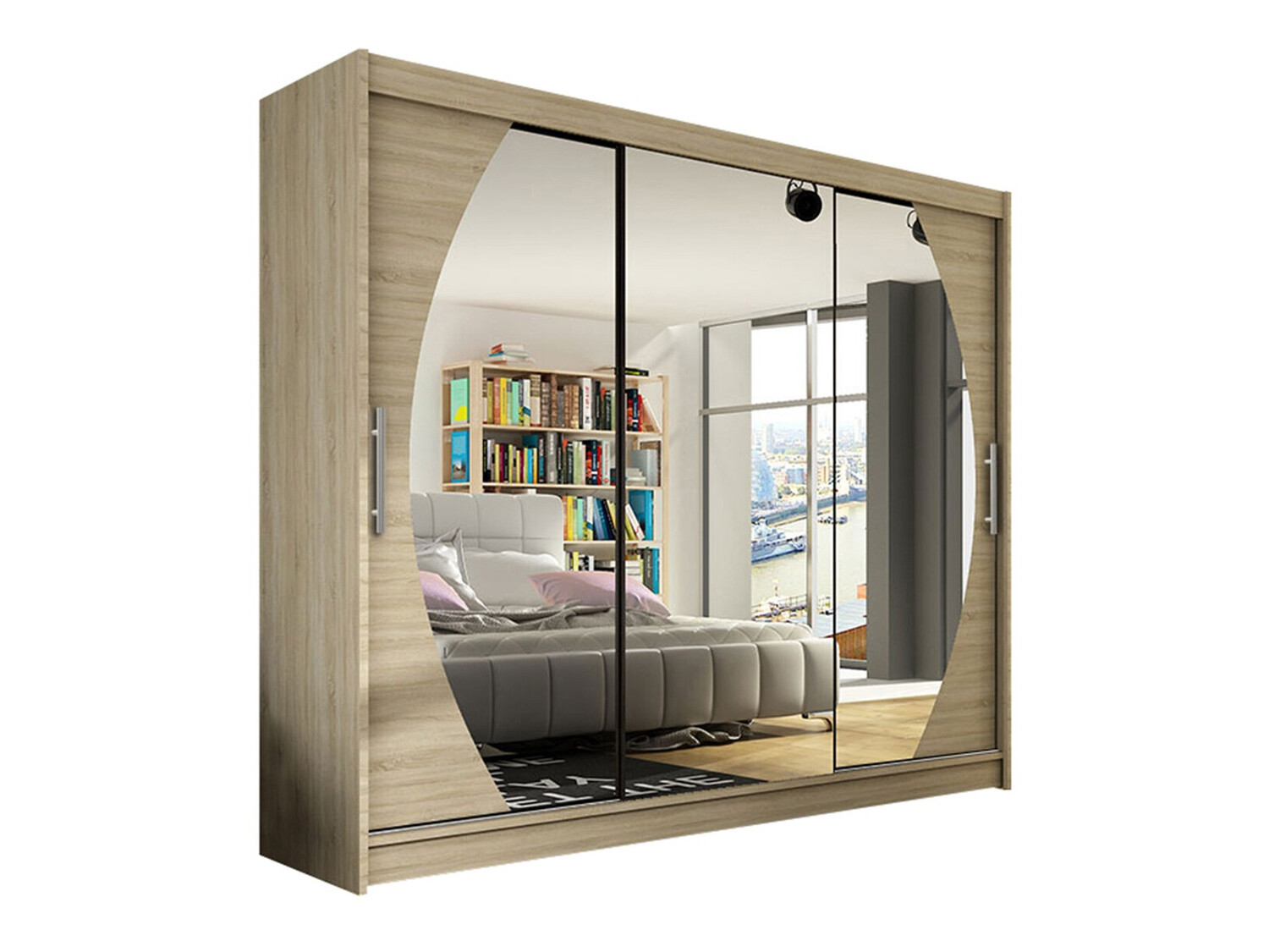 Kleiderschrank Closico Ordo V (Sonoma eichenholz)