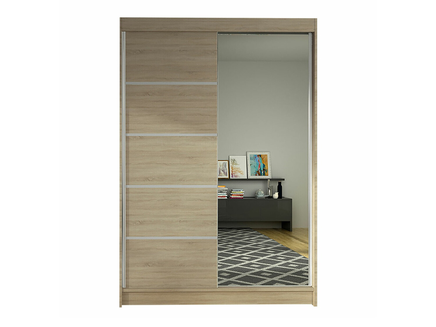 Kleiderschrank Closico Salvor III (Sonoma-Eiche)
