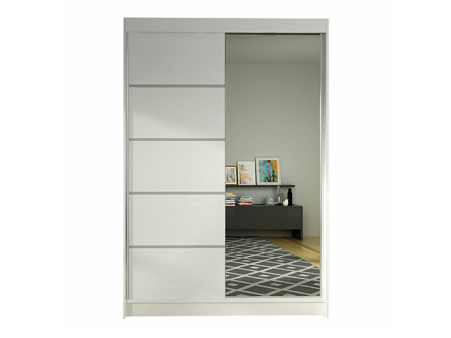 Kleiderschrank Closico Salvor III (Weiss)