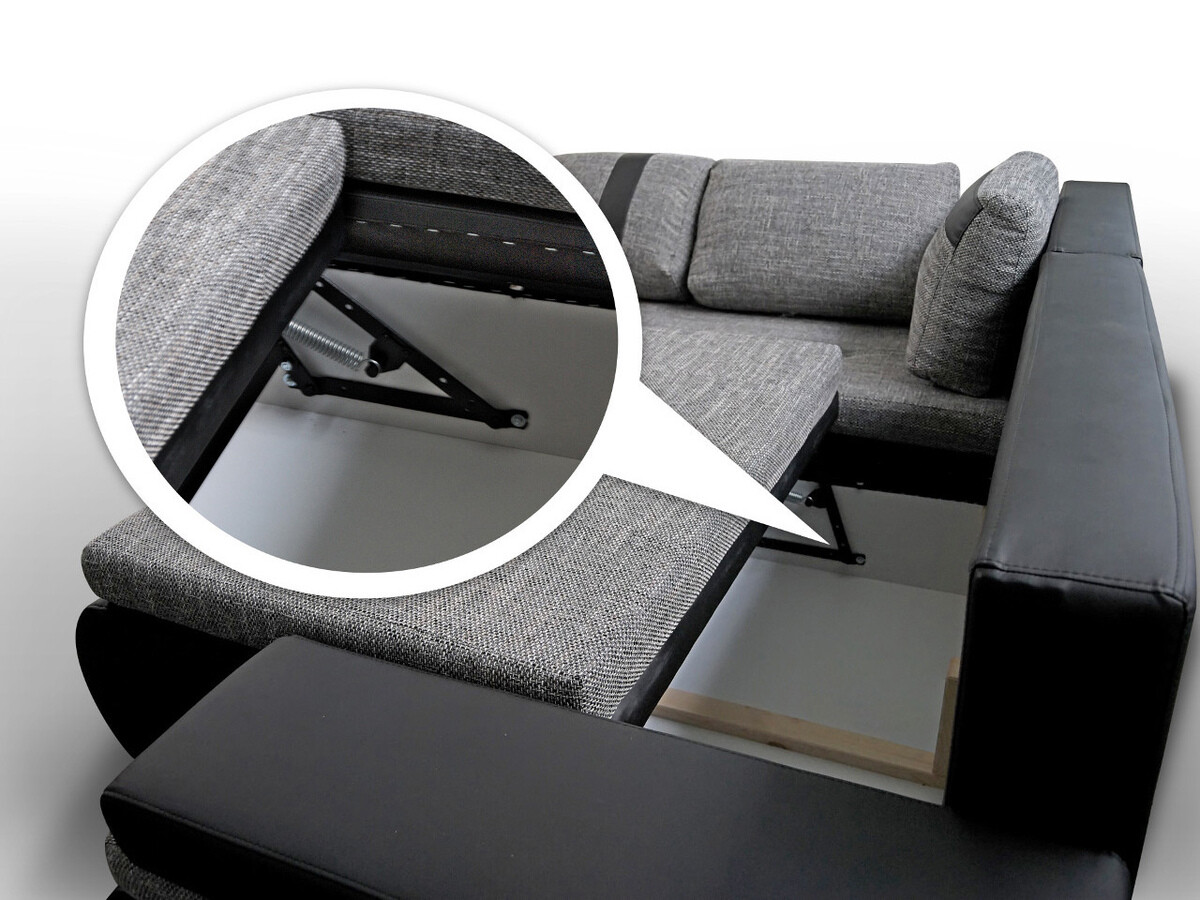 Ecksofa Temple 101 (Soft 017 + Lux 06)