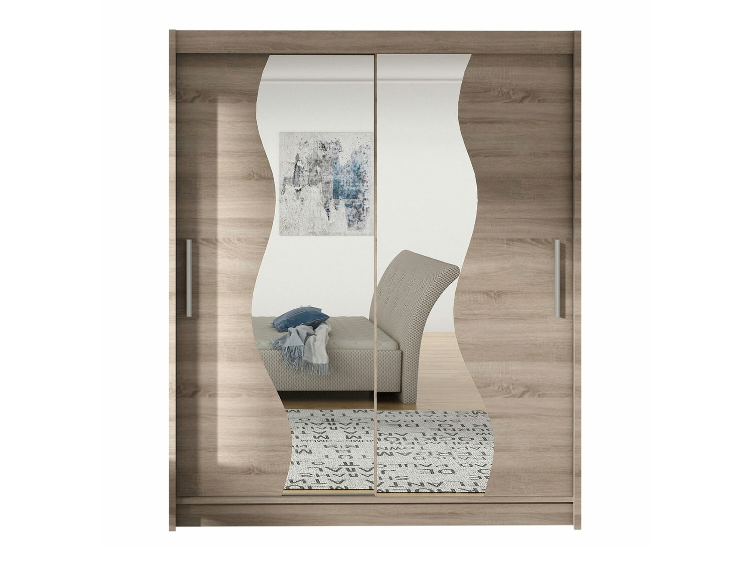 Kleiderschrank Closico Camera S (Trüffel eichenholzoptik)