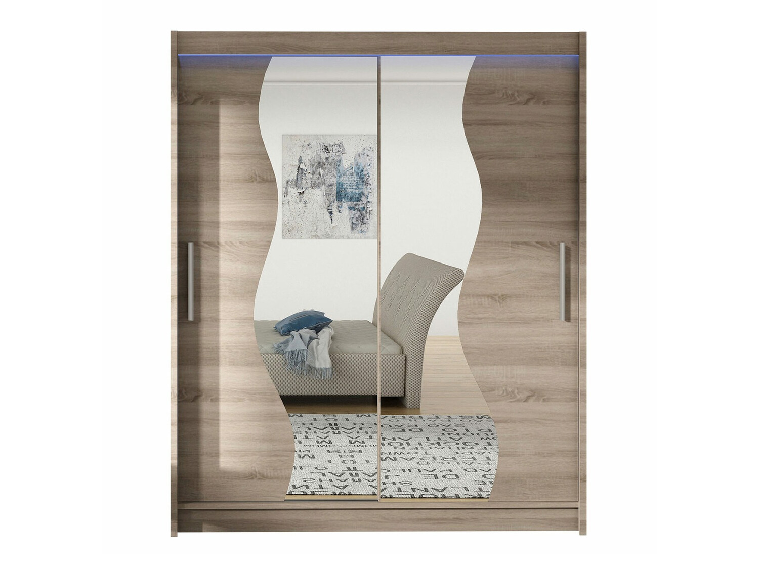 Kleiderschrank Closico Camera S (Trüffel eichenholzoptik)