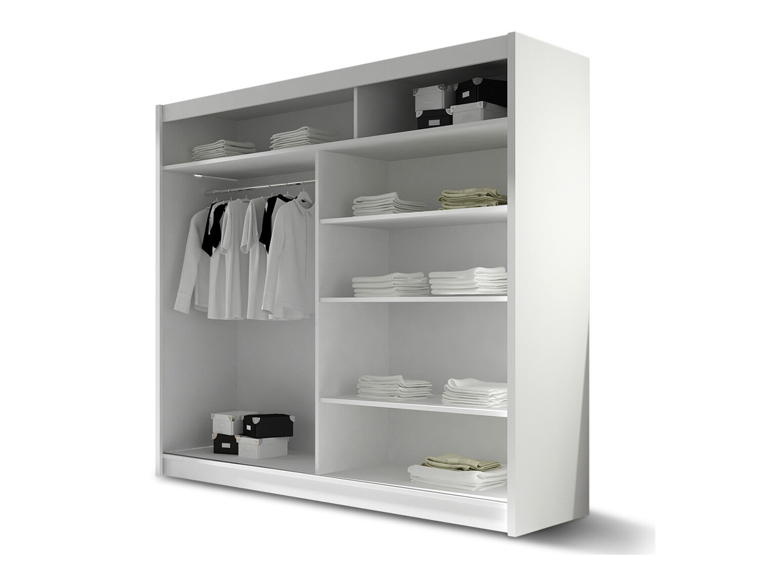 Kleiderschrank Closico Pallor IV (Schwarz)