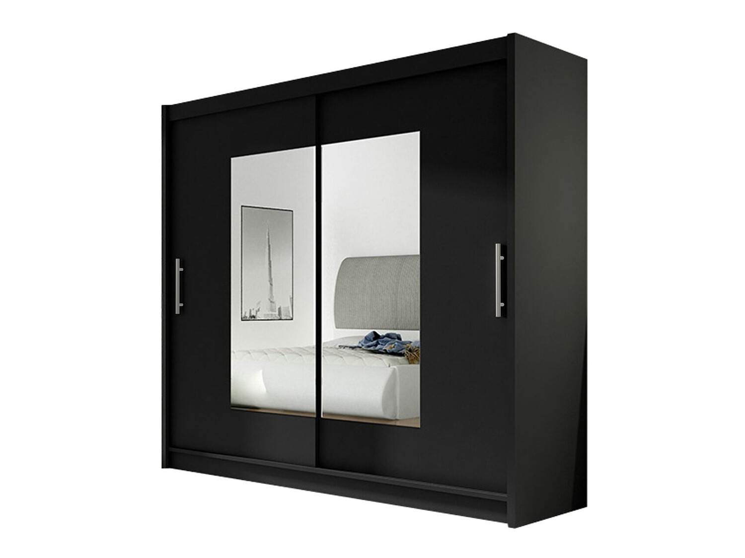 Kleiderschrank Closico Pallor VII (Schwarz)