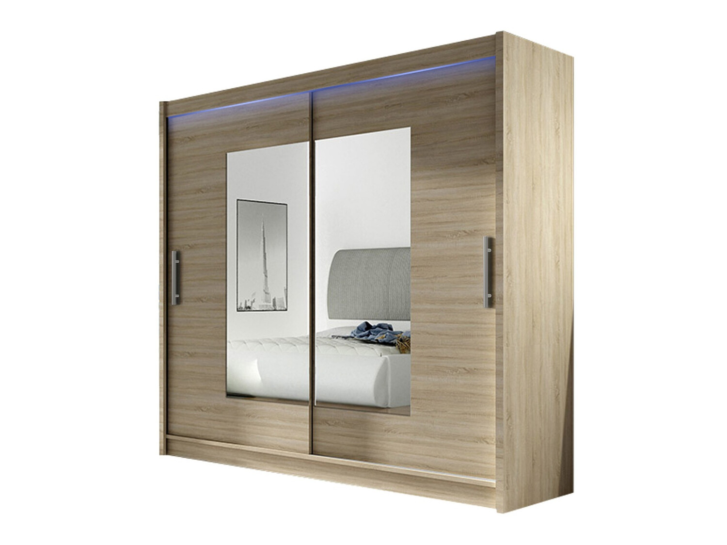 Kleiderschrank Closico Pallor VII (Sonoma-Eiche)