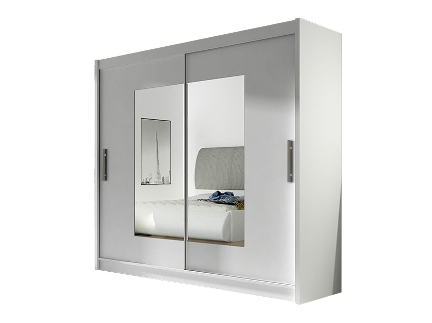 Kleiderschrank Closico Pallor VII (Weiss)