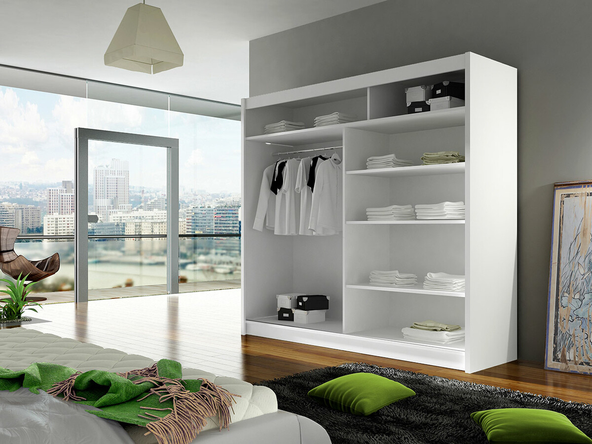 Kleiderschrank Closico Pallor VII (Weiss)