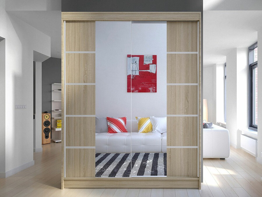 Kleiderschrank Closico Vastor V (Sonoma-Eiche)