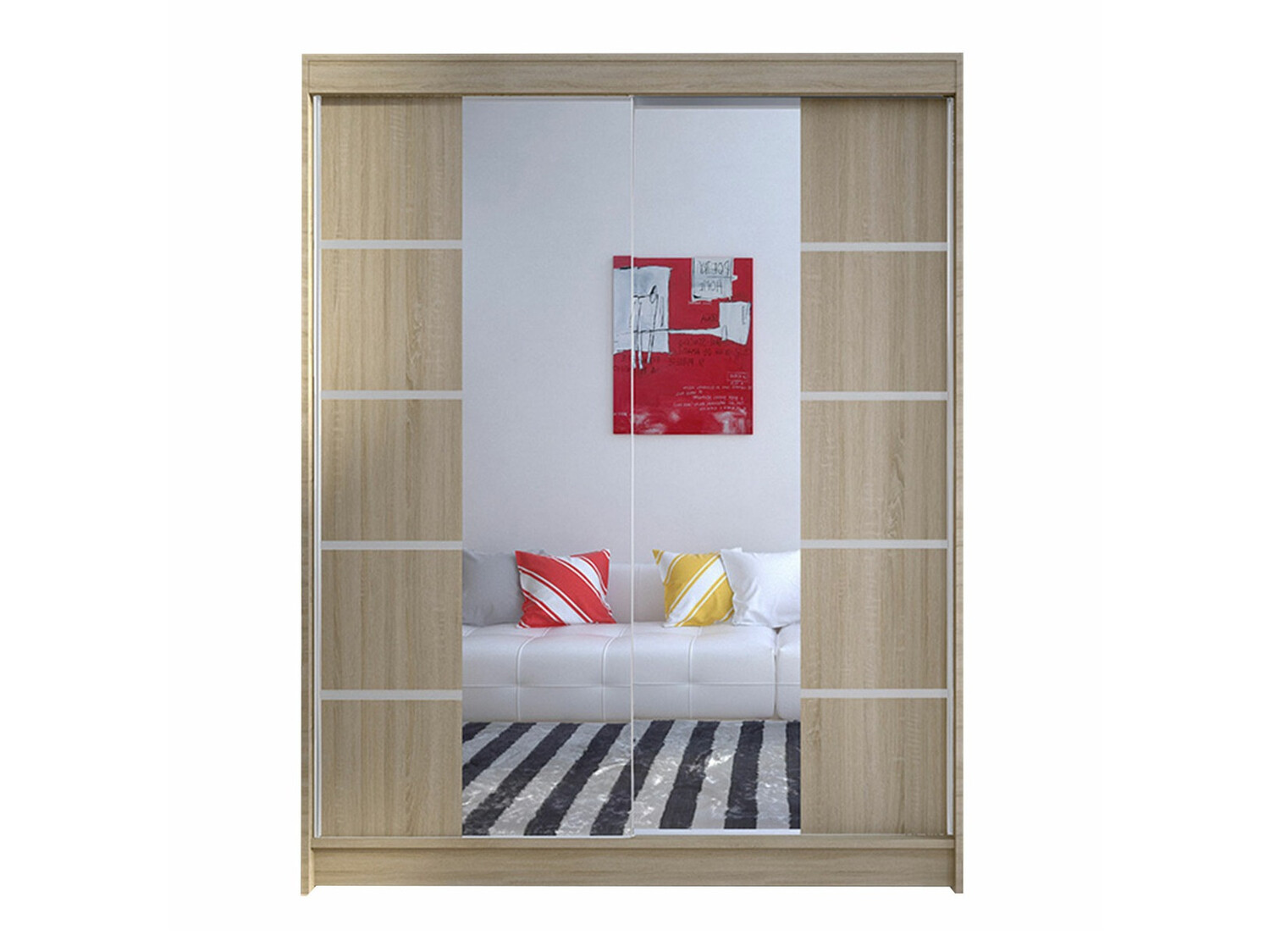 Kleiderschrank Closico Vastor V (Sonoma-Eiche)
