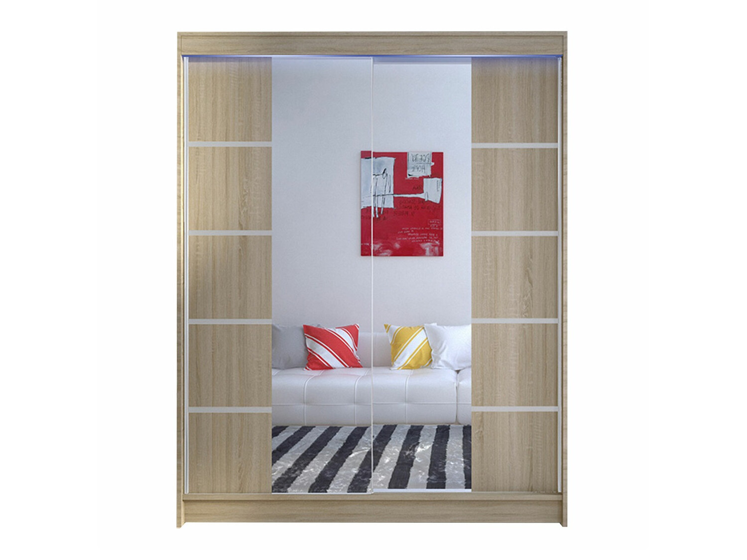 Kleiderschrank Closico Vastor V (Sonoma eichenholz)