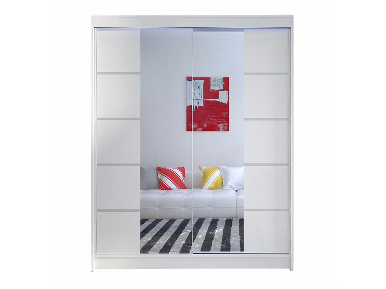 Kleiderschrank Closico Vastor V (Weiss)