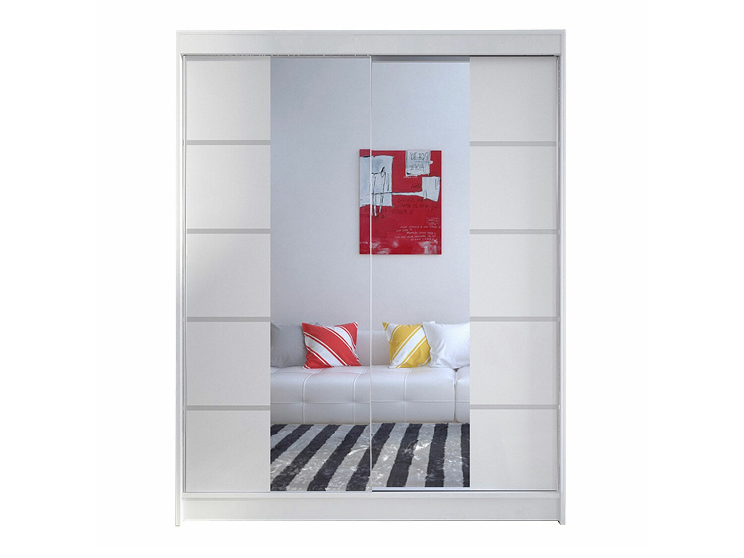 Kleiderschrank Closico Vastor V (Weiss)