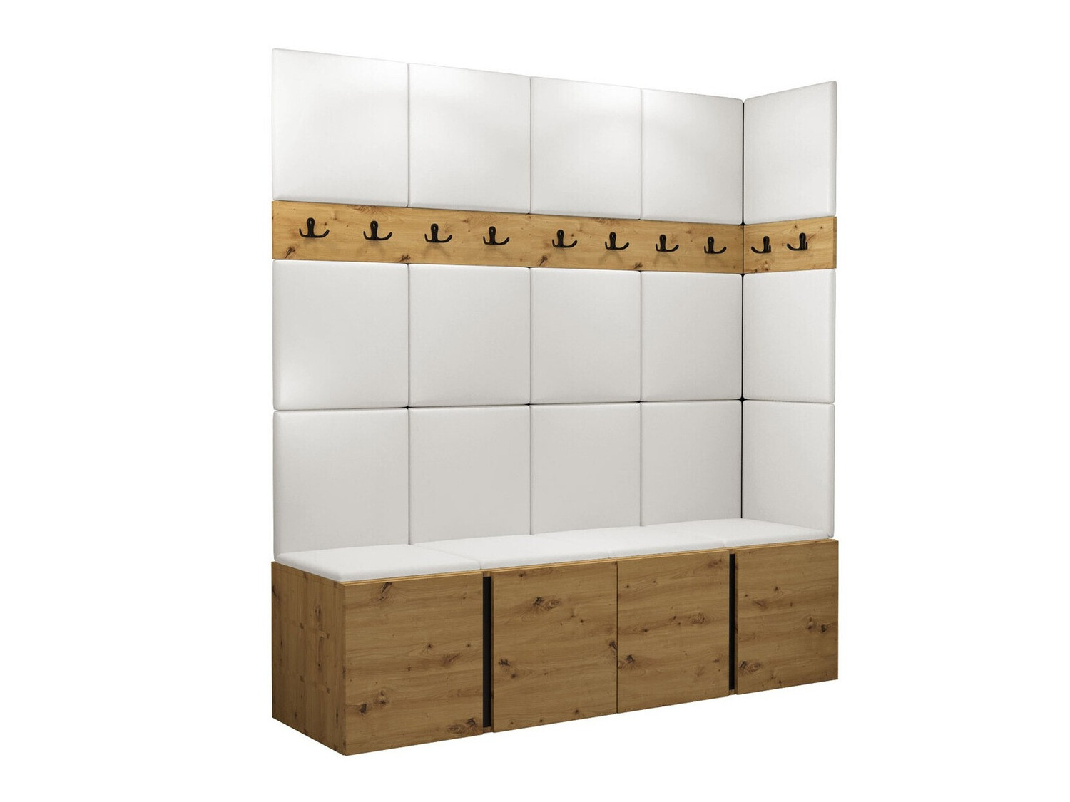 Flurgarnitur Pinis II (Artisan Eichenholzoptik)