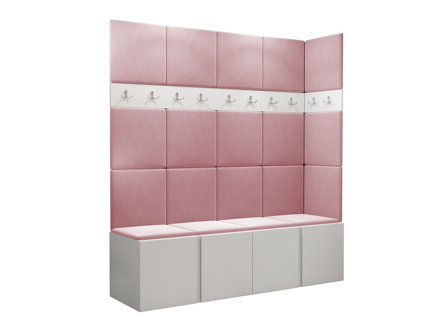 Flurgarnitur Pinis II (Weiss)