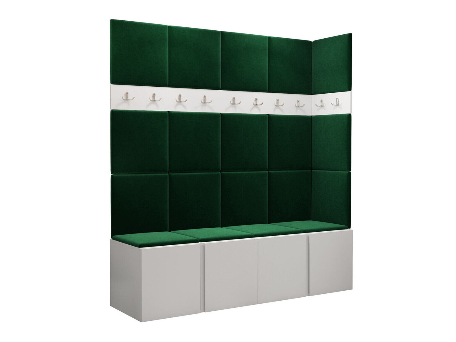 Flurgarnitur Pinis II (Weiss)