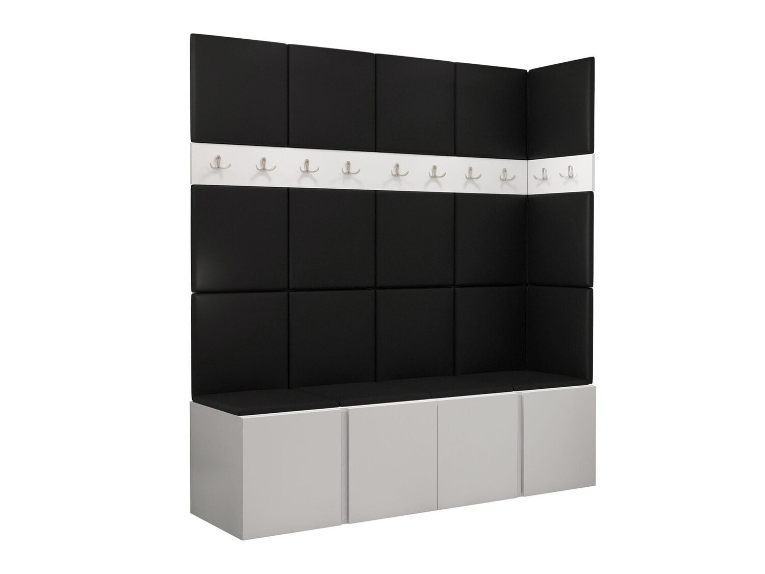 Flurgarnitur Pinis II (Weiss)