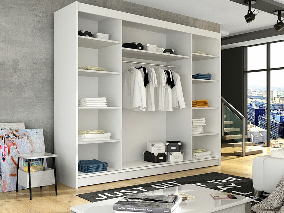 Kleiderschrank Closico Ordo IV (Weiss)