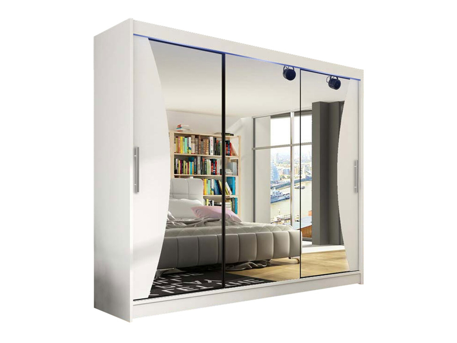 Kleiderschrank Closico Ordo IV (Weiss)