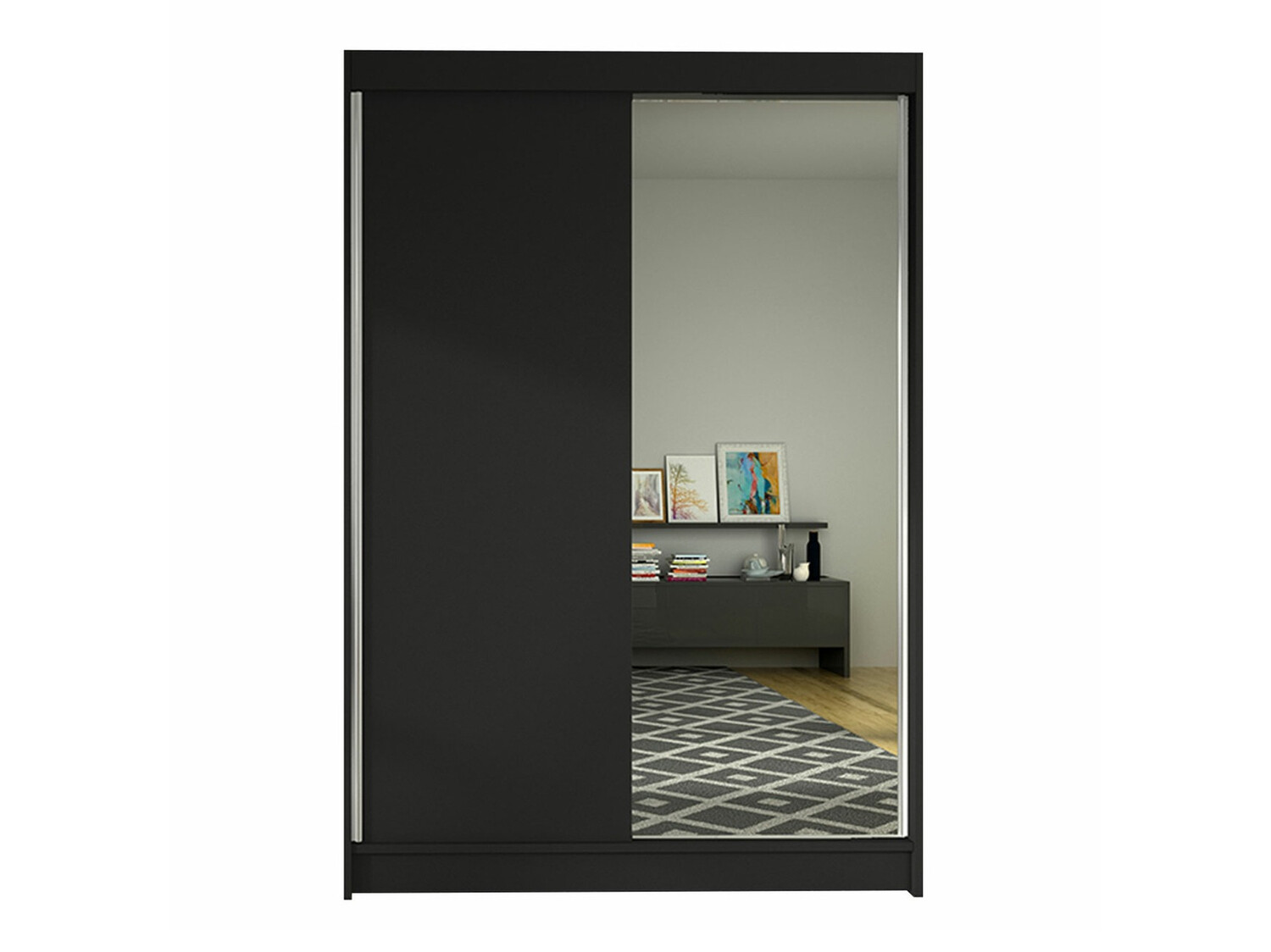 Kleiderschrank Closico Salvor I (Schwarz)